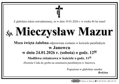 Mazur Mieczysław