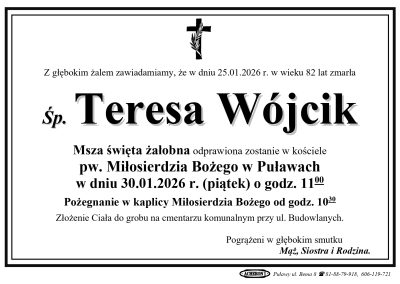 Wójcik Teresa