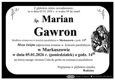 Gawron Marian