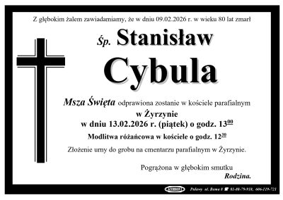 Cybula Stanisław