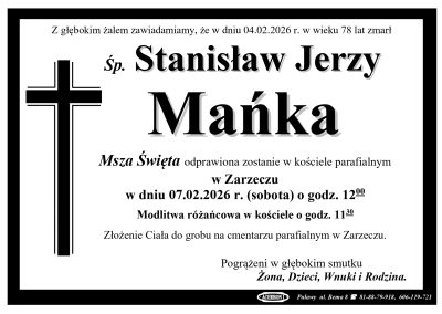 Mańka Stanisław Jerzy