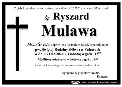 Mulawa Ryszard