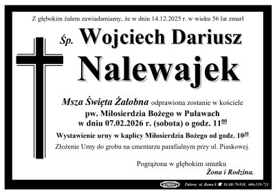 Nalewajek Wojciech Dariusz
