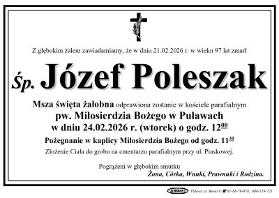 Poleszak Józef
