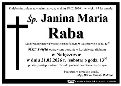 Raba Janina Maria