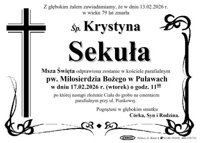 Sekuła Krystyna