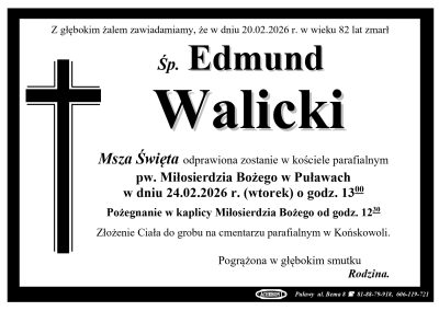 Walicki Edmund