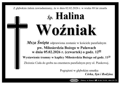 Woźniak Halina
