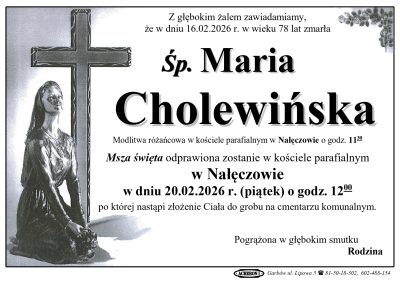 Cholewińska Maria
