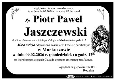 Jaszczewski Piotr Paweł