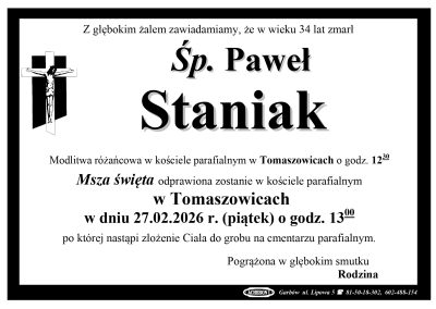Staniak Paweł