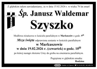 Szyszko Janusz Waldemar