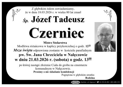 Czerniec Józef Tadeusz
