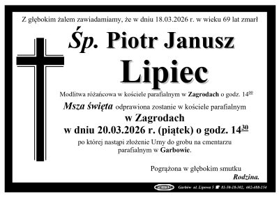 Lipiec Piotr Janusz