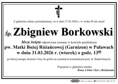 Borkowski Zbigniew