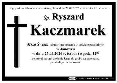 Kaczmarek Ryszard
