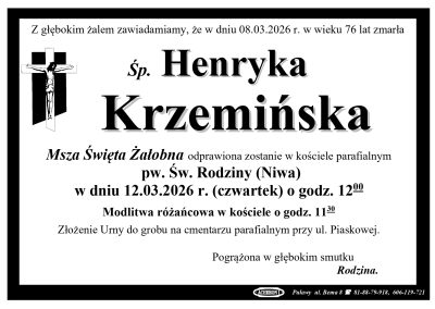 Krzemińska Henryka