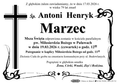 Marzec Antoni Henryk