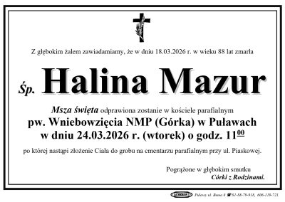 Mazur Halina