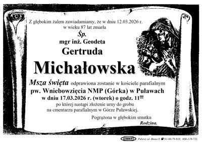 Michałowska Gertruda