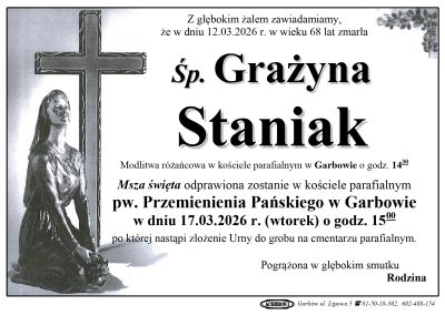 Staniak Grażyna