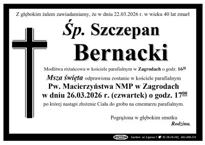 Bernacki Szczepan