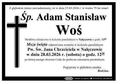 Woś Adam Stanisław