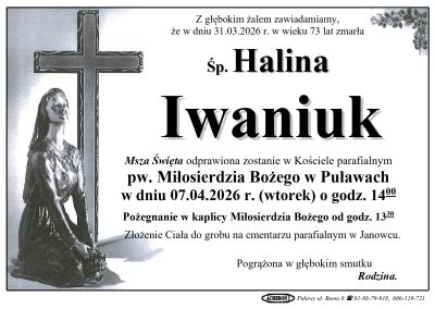 Iwaniuk Halina