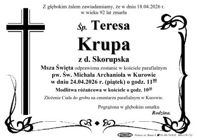 Krupa Teresa