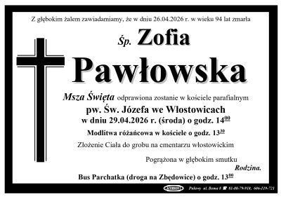 Pawłowska Zofia