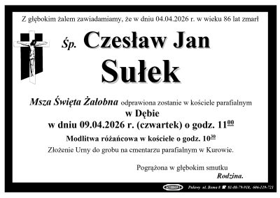 Sułek Czesław Jan