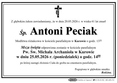 Peciak Antoni