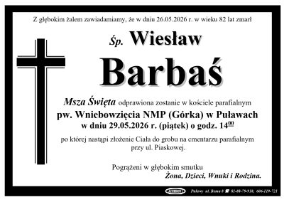 Barbaś Wiesław