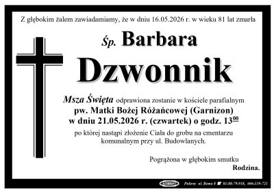 Dzwonnik Barbara