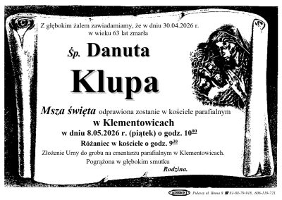 Klupa Danuta