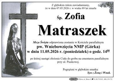 Matraszek Zofia