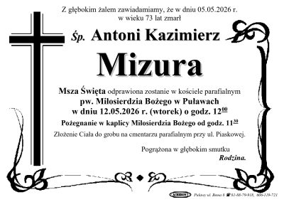 Mizura Antoni Kazimierz