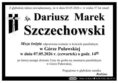 Szczechowski Dariusz Marek