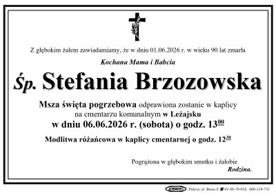 Brzozowska Stefania