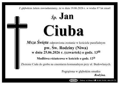 Ciuba Jan