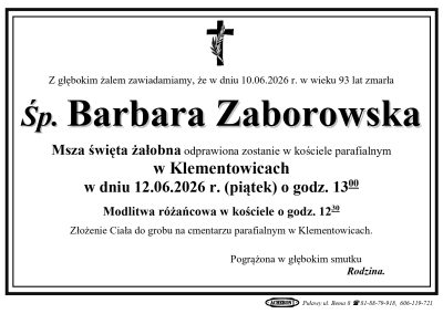 Zaborowska Barbara
