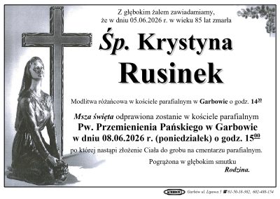 Rusinek Krystyna