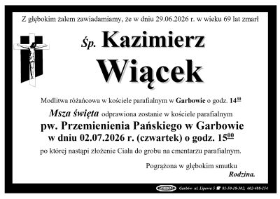Wiącek Kazimierz