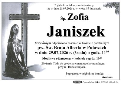 Janiszek Zofia
