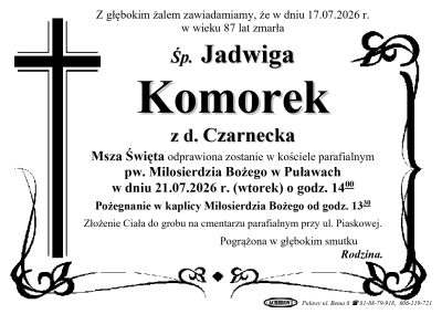 Komorek Jadwiga