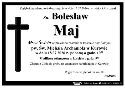 Maj Bolesław
