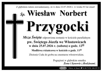 Przygocki Wiesław Norbert