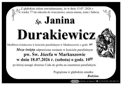 Durakiewicz Janina