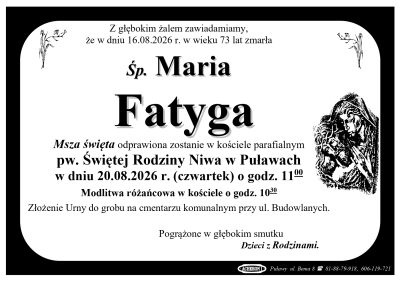 Fatyga Maria