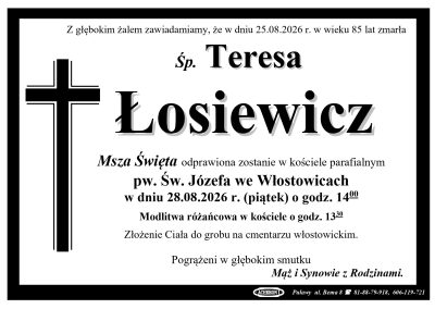 Łosiewicz Teresa